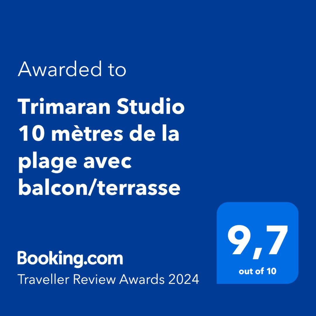 Trimaran Studio 10 Metres De La Plage Avec Balcon/Terrasse Mers-les-Bains Eksteriør billede
